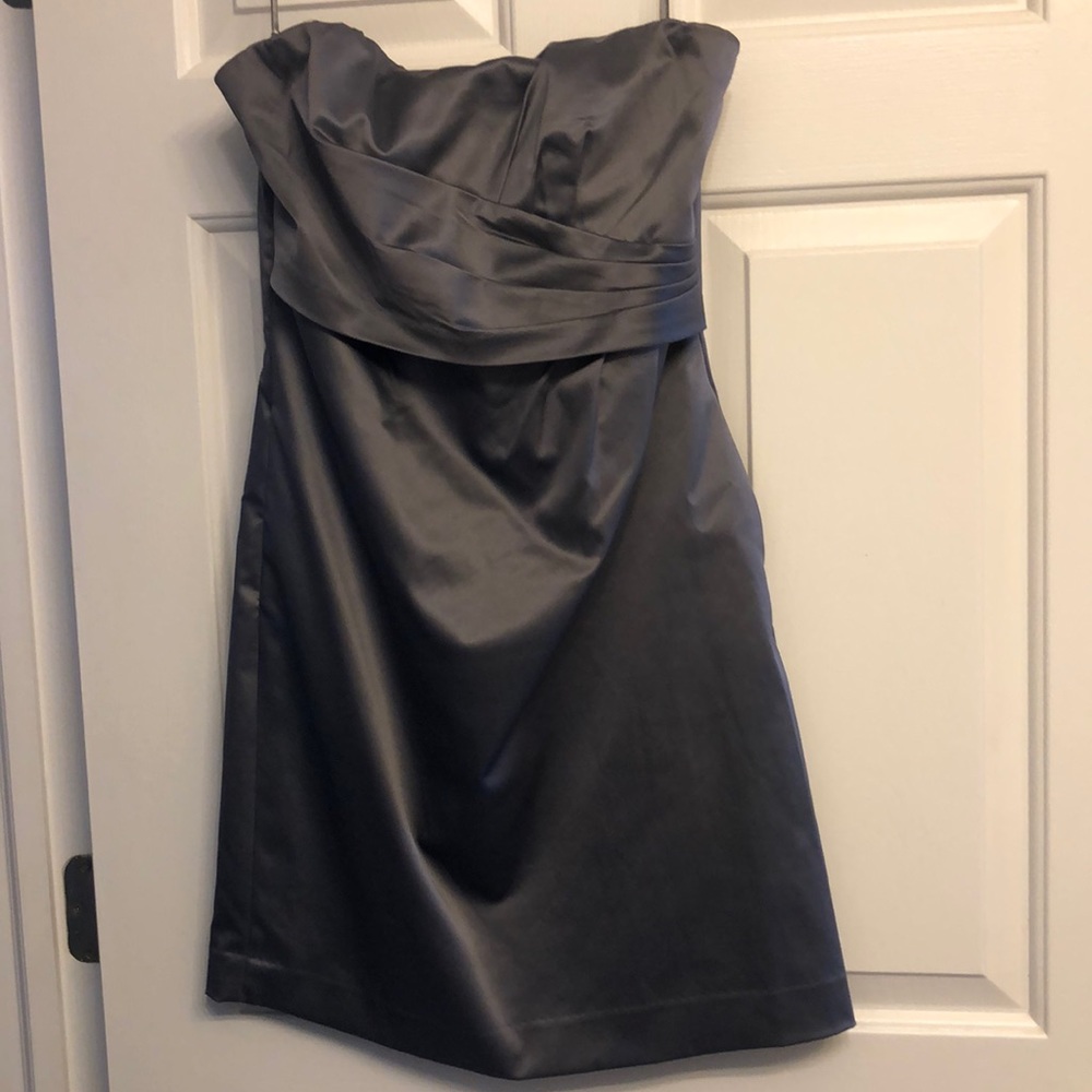 Silver cocktail dress